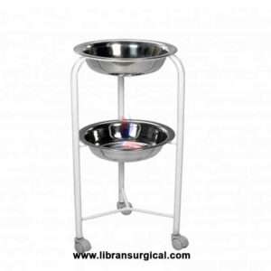 Libran Surgical Double Bowl With Stand