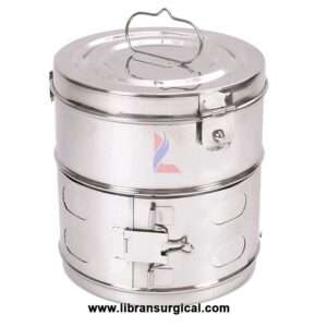 Libran Surgical Sterilized Dressing Drum Stainless