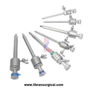 Libran Surgical Set of Reusable Trocars for veterinary