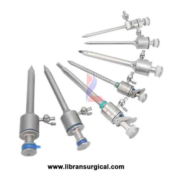Libran Surgical Reusable Set of Trocar for Veterinary